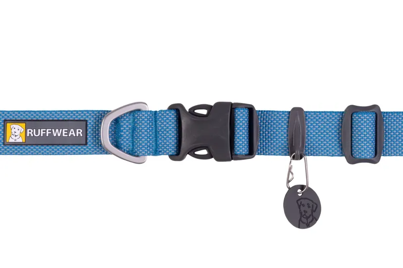 Ruffwear Hi and Light Dog Collar in Blue Dusk-1